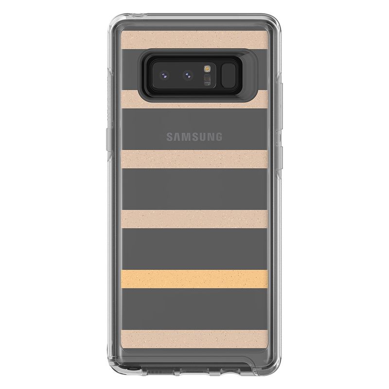 OtterBox Samsung Galaxy Note 8 Symmetry Clear Series, Graphic Inside The Lines