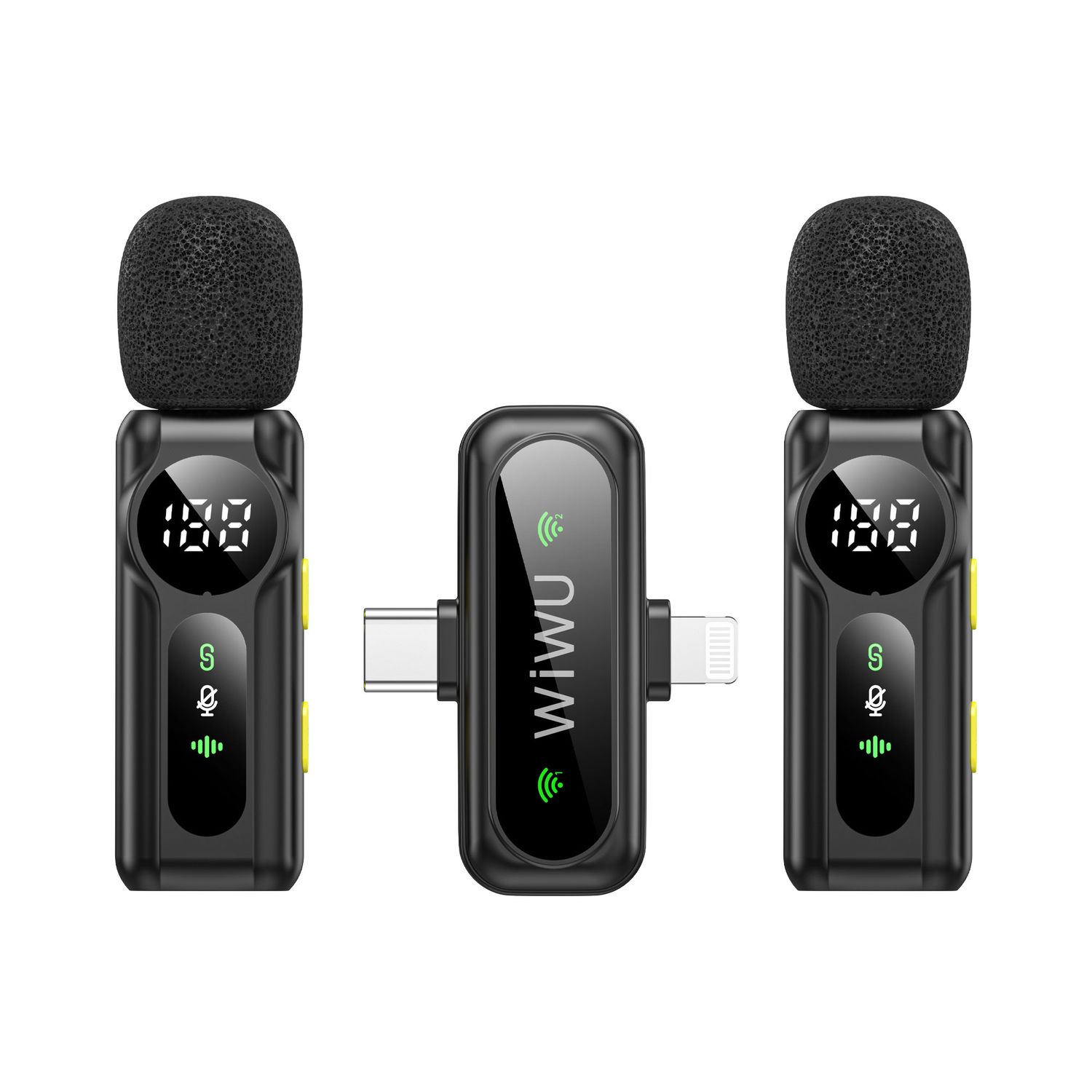 WiWU WM007 Duo Wireless Microphone, Black