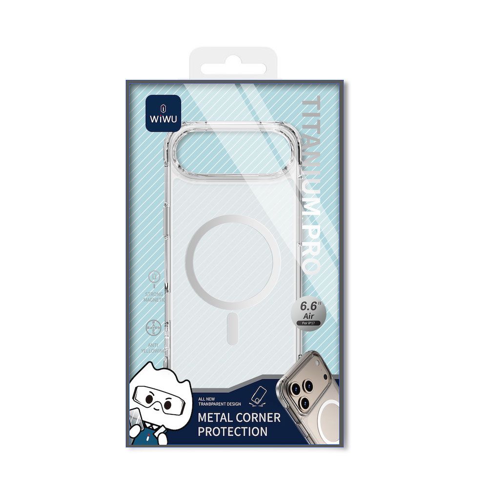 WiWU iPhone Air Titanium Pro Case, Clear
