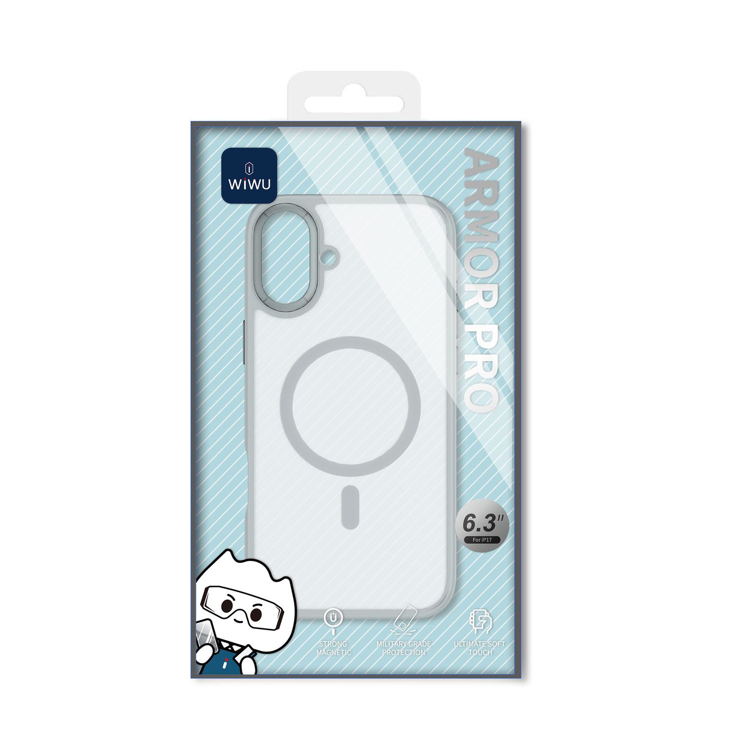 WiWU iPhone 17 Armor Pro, Gray