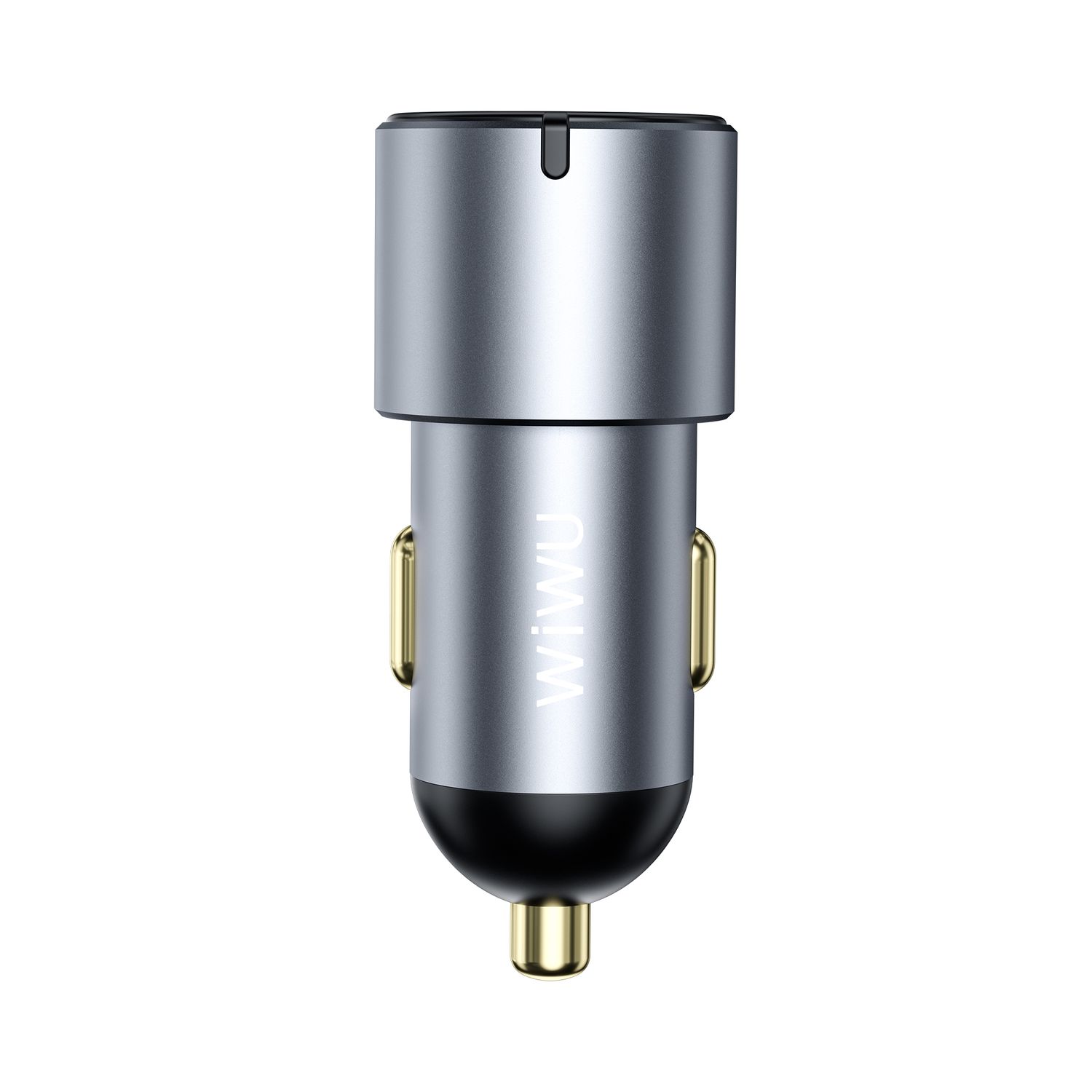 WiWU CC32 Nano Pro 1A2C Car Charger 60W, Grey