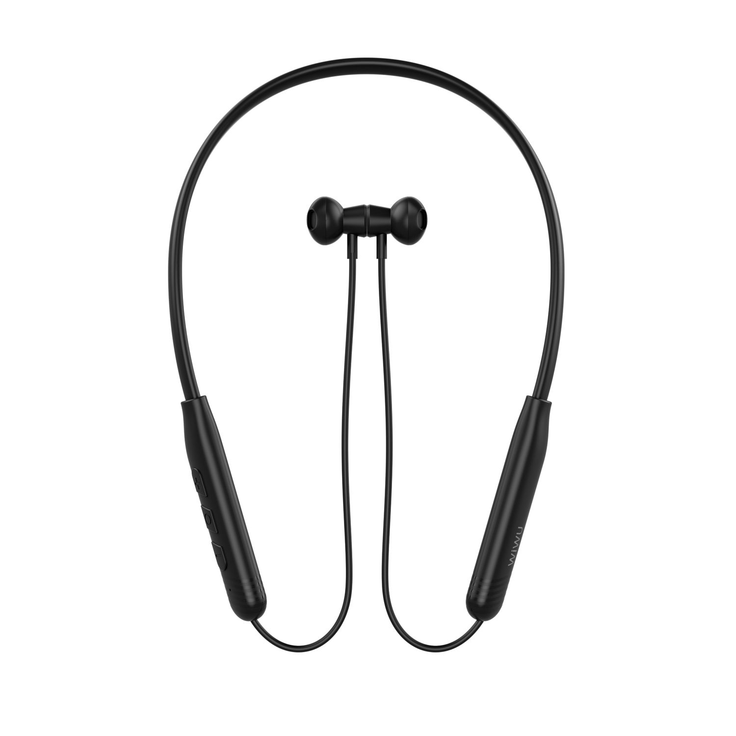 WiWU GB05 Flex Wireless Neckband Earphone, Black