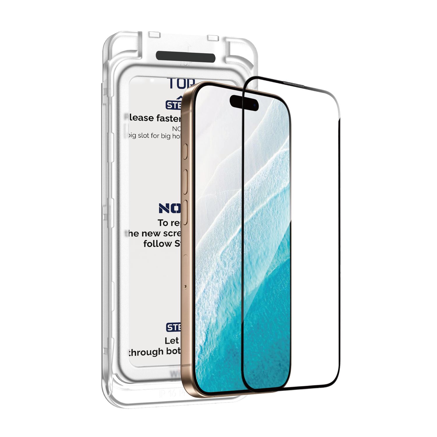 WiWU iPhone 17/16 Pro Tempered Glass, Crystal Clear