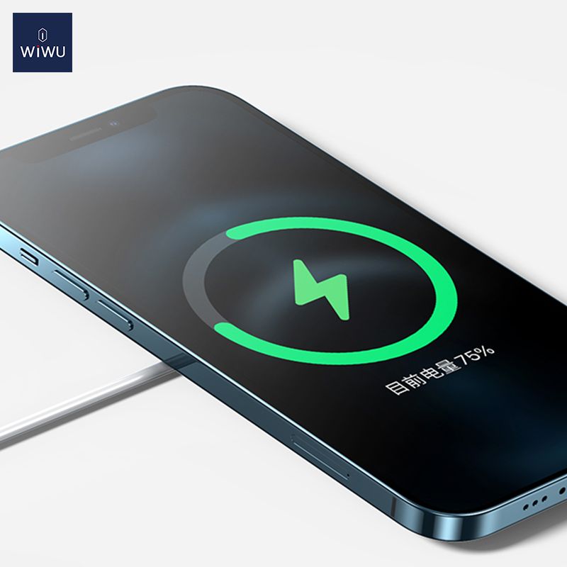 WiWU W009 Magnetic Wireless Charger, White