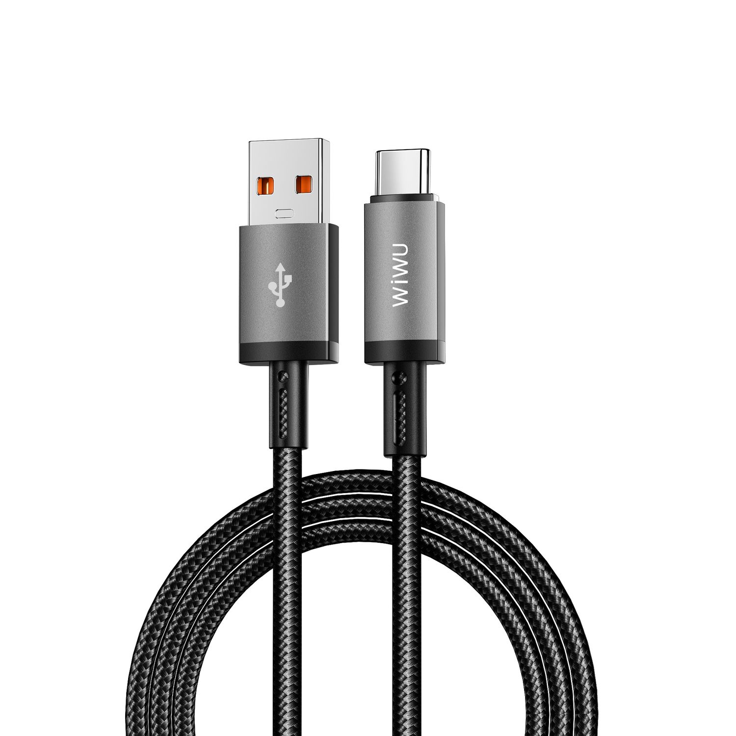 WiWU Wi-C054 USB-A to USB-C Cable, 1M Grey