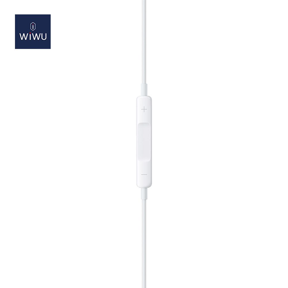 WiWU Wired Type-C Earbuds 303, White