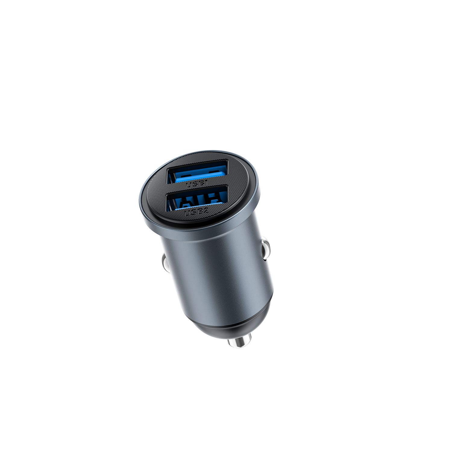 WiWU CC31 Nano Lite 2A Car Charger 12W, Grey