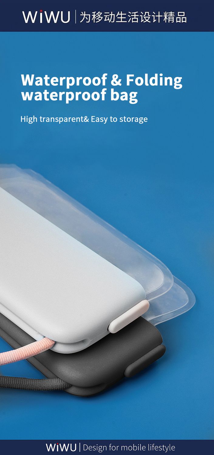 WiWU Aqua Waterproof Bag, Black