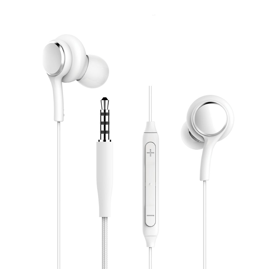 WiWU EB310 3.5mm Jack Wired Earphone, White
