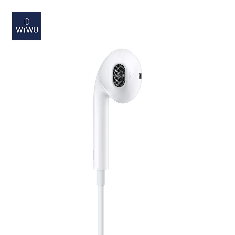 WiWU Wired Type-C Earbuds 303, White