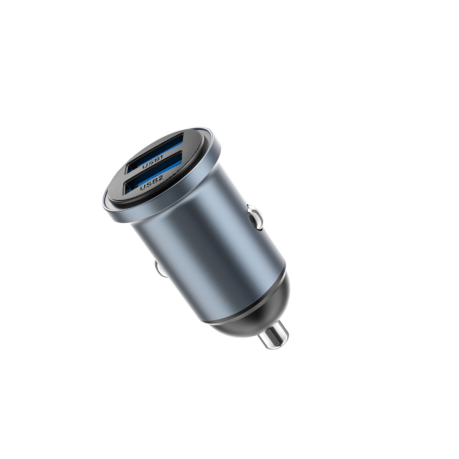 WiWU CC31 Nano Lite 2A Car Charger 12W, Grey