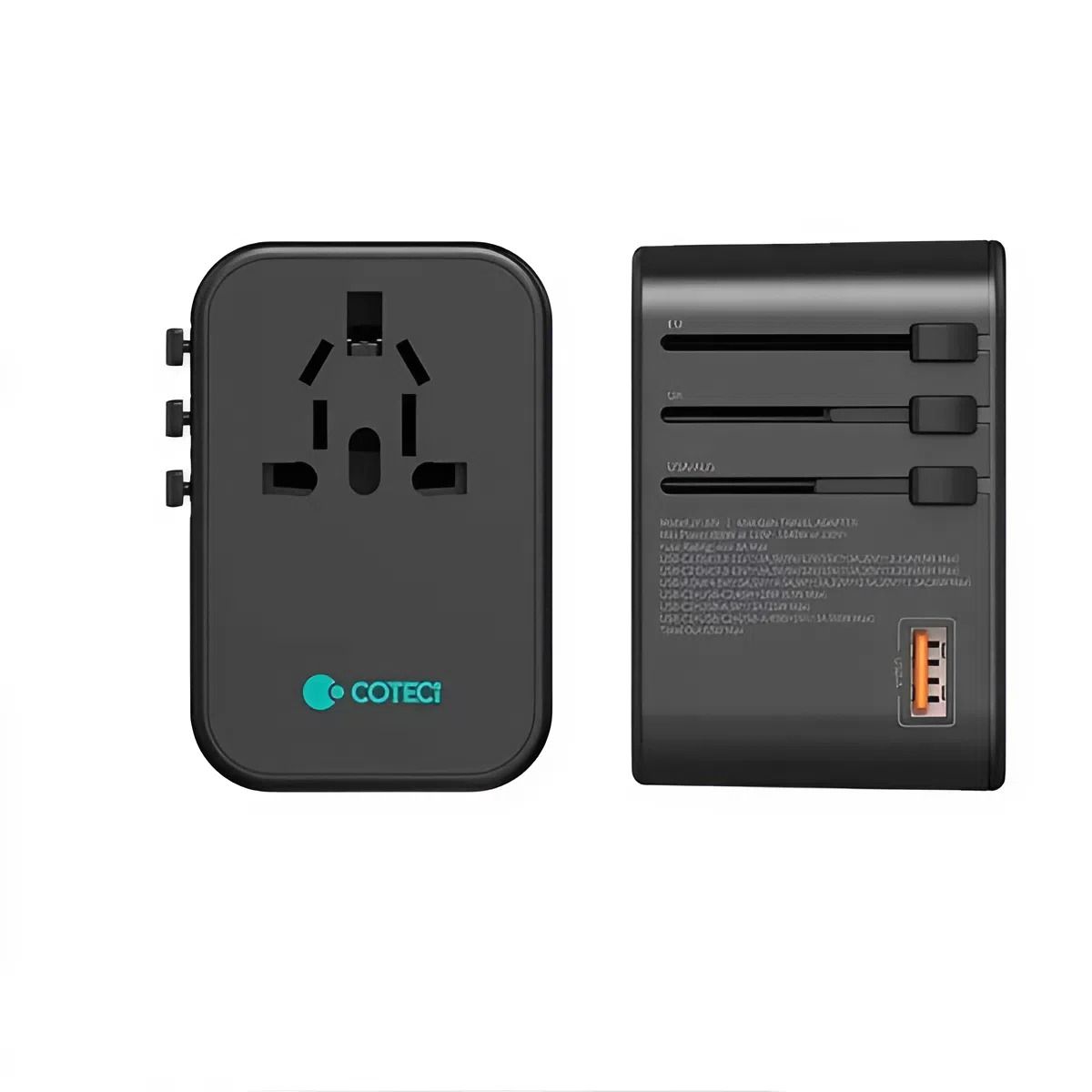 Coteci GaN Universal Travel Charger 65W