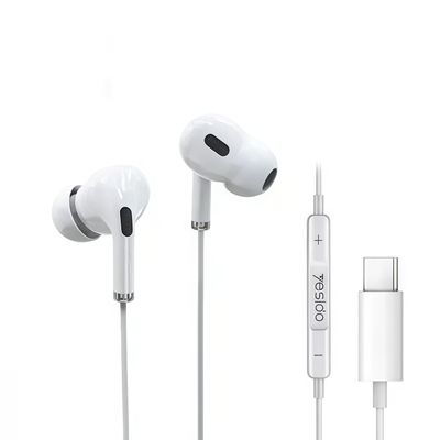 Yesido YH35 Hevy Bass Type-C Headphones, 1.2M White
