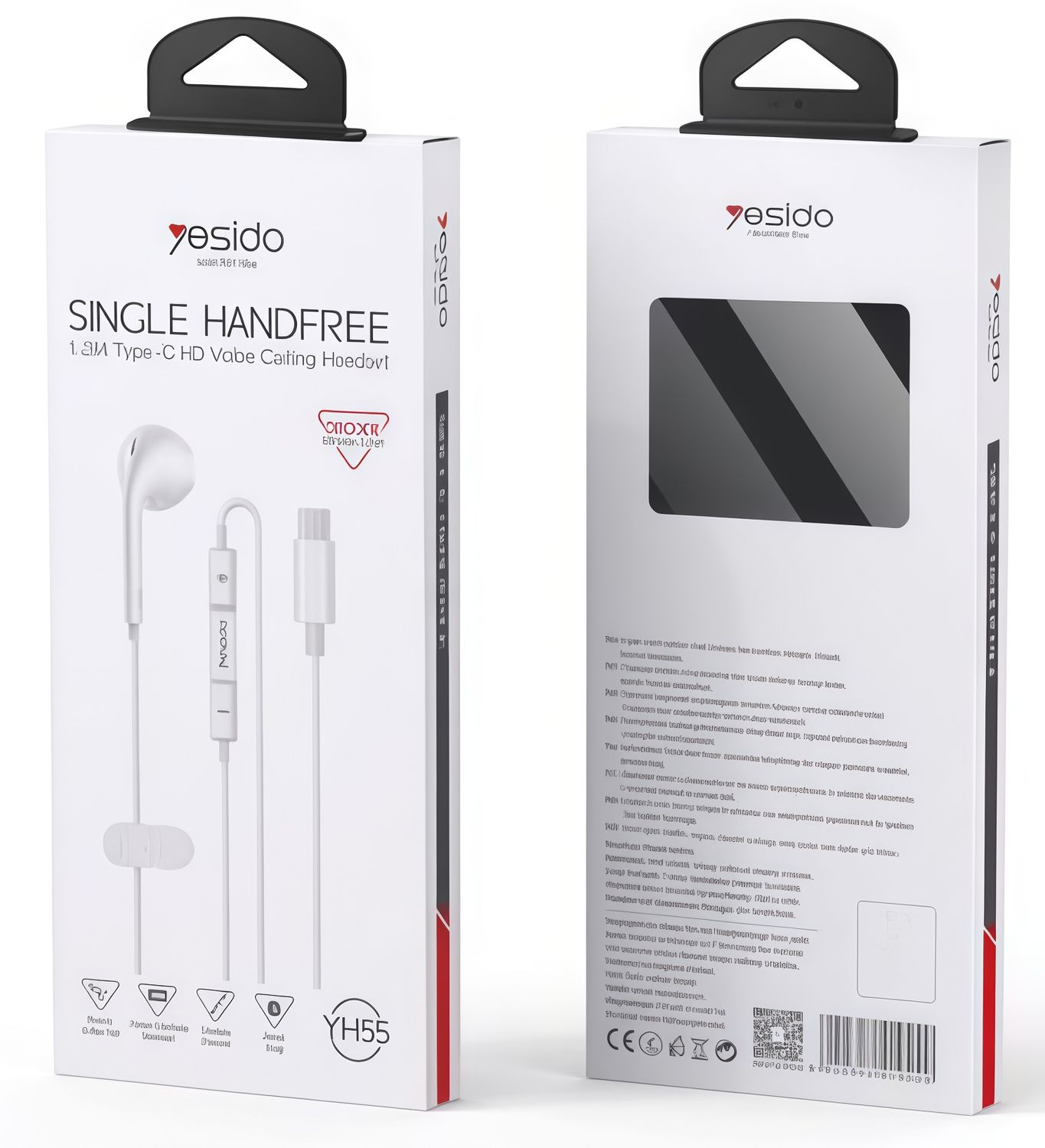 Yesido YH55 Single Handfree Type-C Headphones