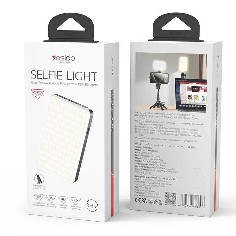 Yesido DH12 Selfie Light with 120 LED
