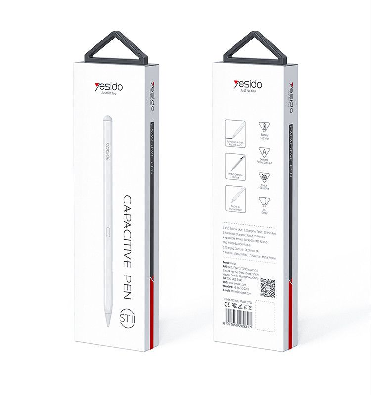 Yesido ST11 Capacitive Pen, White