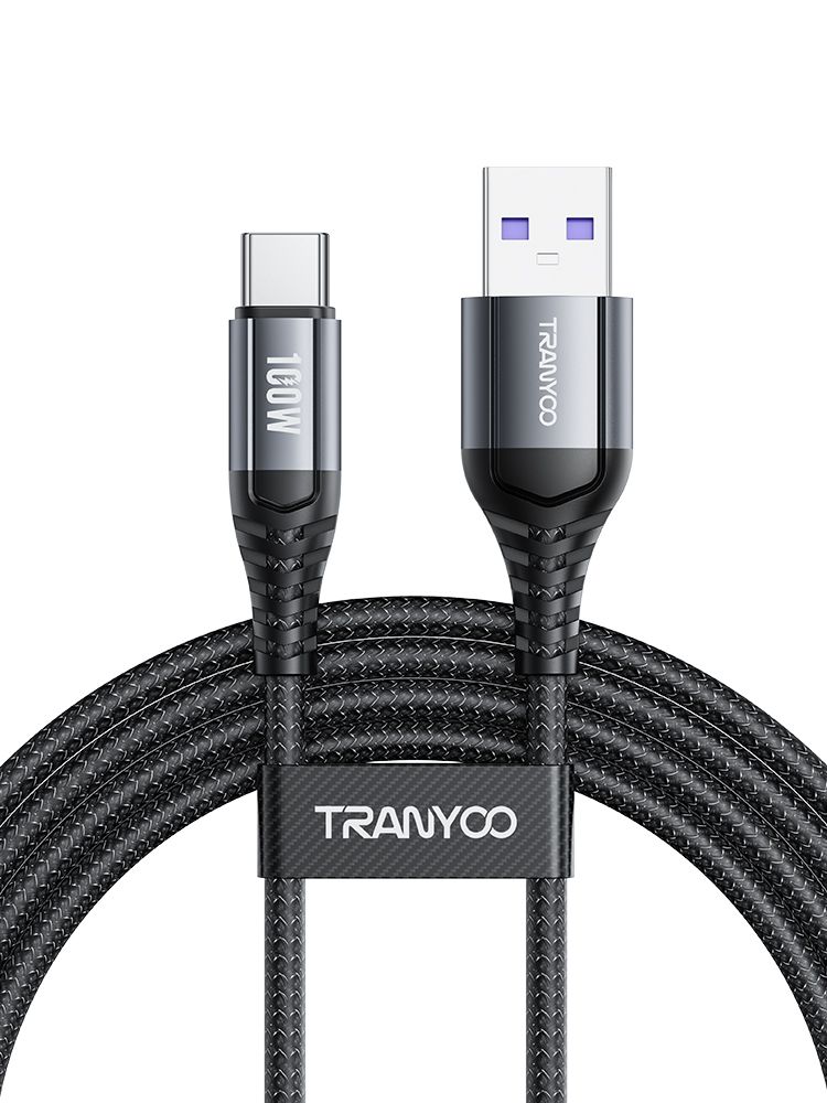 Tranyoo T-S16C-Pro USB to Type-C 100W Fast Charging Cable, 2M