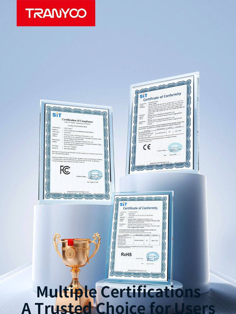 Tranyoo T-G2 HDMI to HDMI 18K/60Hz Cable, 2M Black