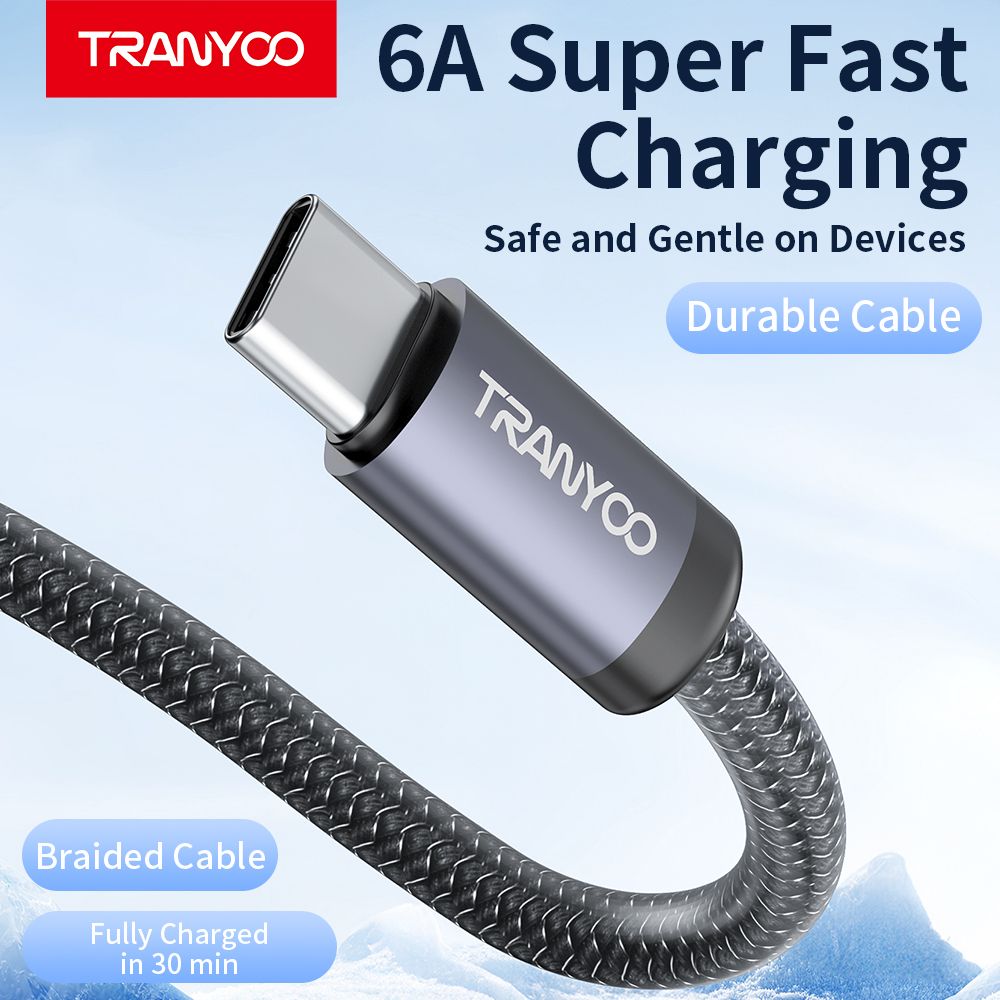 Tranyoo T-S20C USB to Type-C Cable, 1M