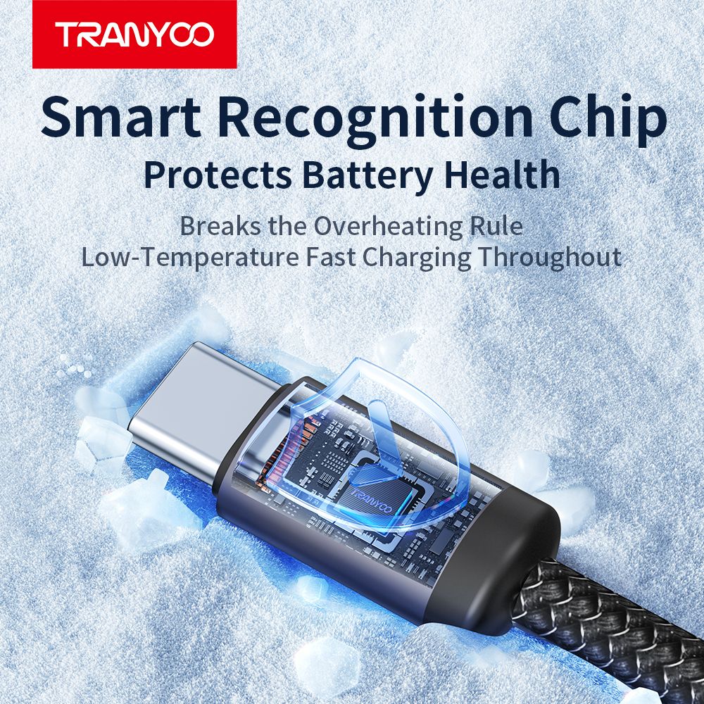 Tranyoo T-S20C USB to Type-C Cable, 1M