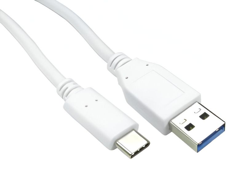 Tranyoo T-S18C USB-A to Type-C Cable, 25cm White