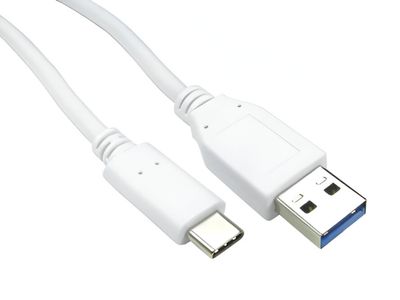 Tranyoo T-S18C USB-A to Type-C Cable, 25cm White