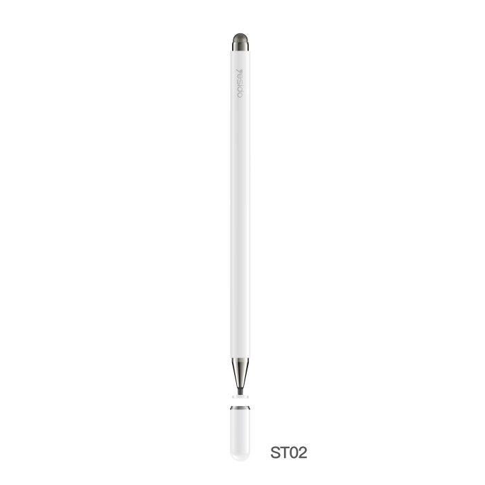 Yesido ST02 Capacitive Stylus Pen 2-in-1, White