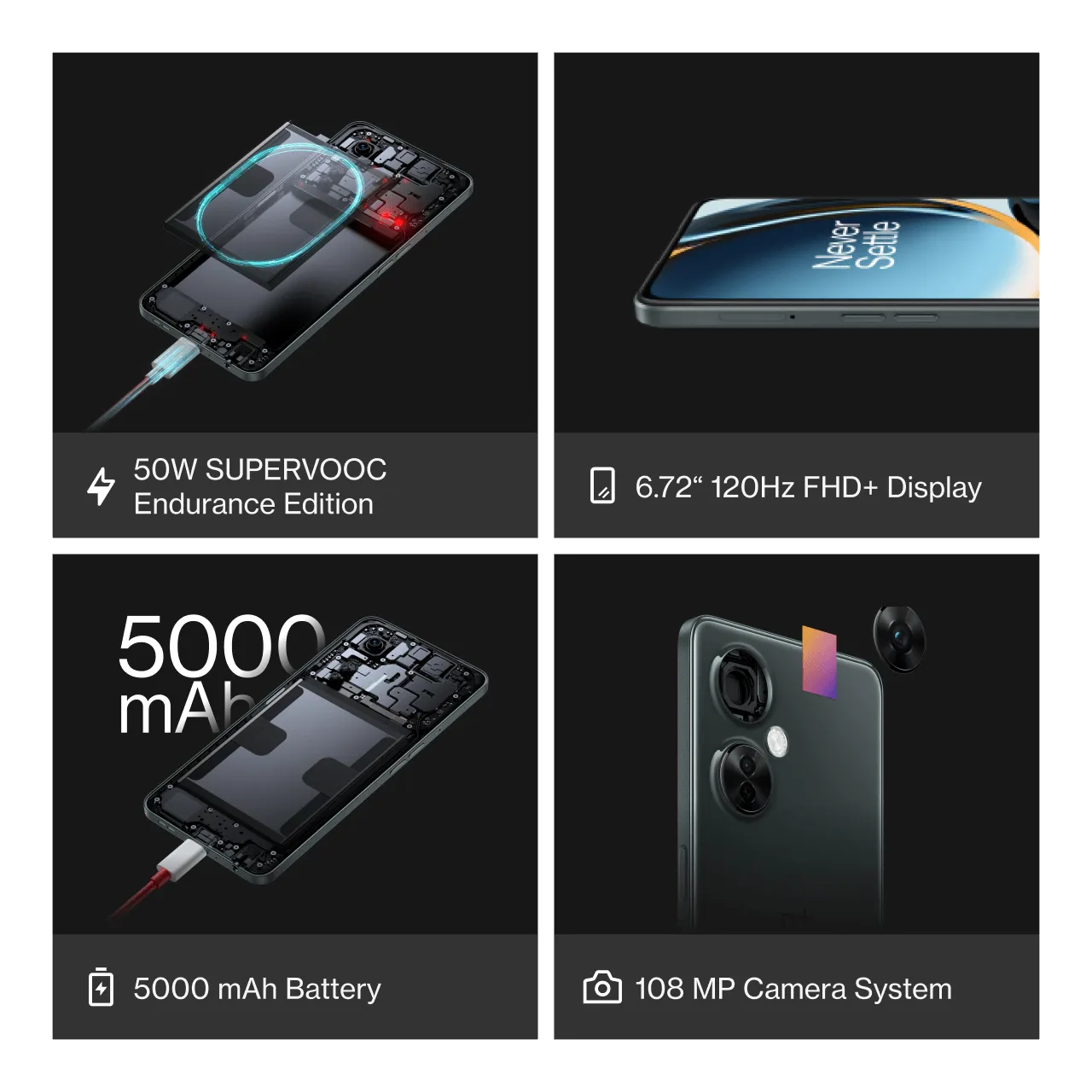 OnePlus Nord N30 5G 8GB (RAM)+128GB (ROM), Chromatic Gray