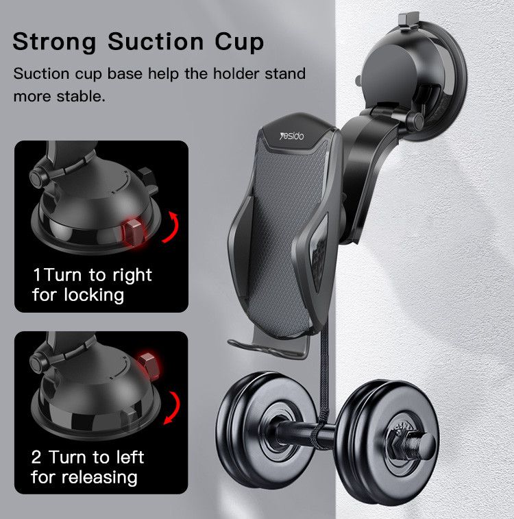 Yesido C99 Car Holder, Black