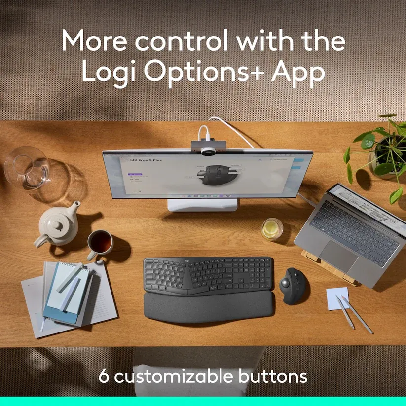 Logitech MX ERGO S Mouse, Black