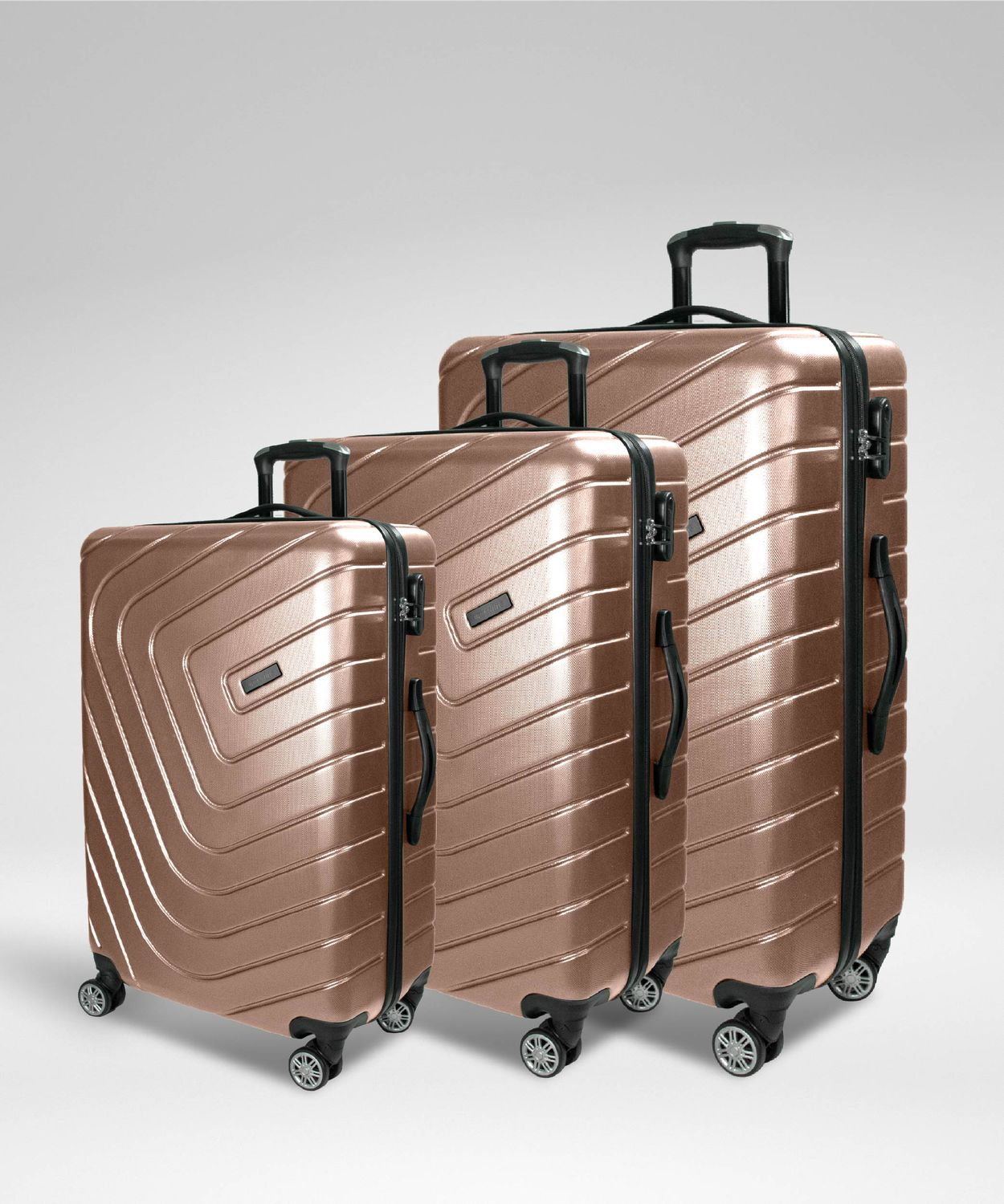 Urbanlite Ray 28 inch Hard Case Luggage, Champagne