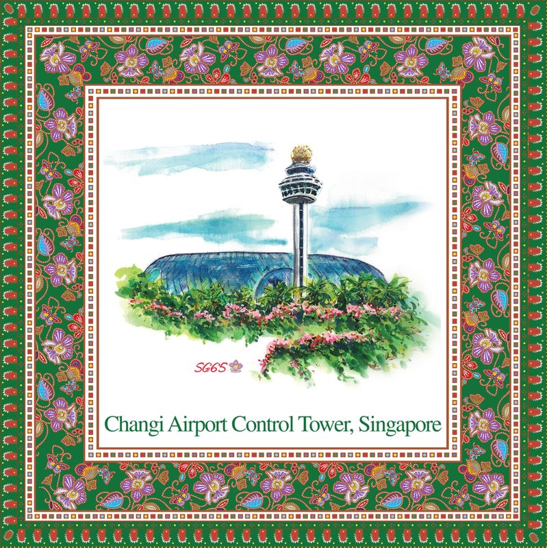 SG65 Canvas Changi Airport Control Tower
