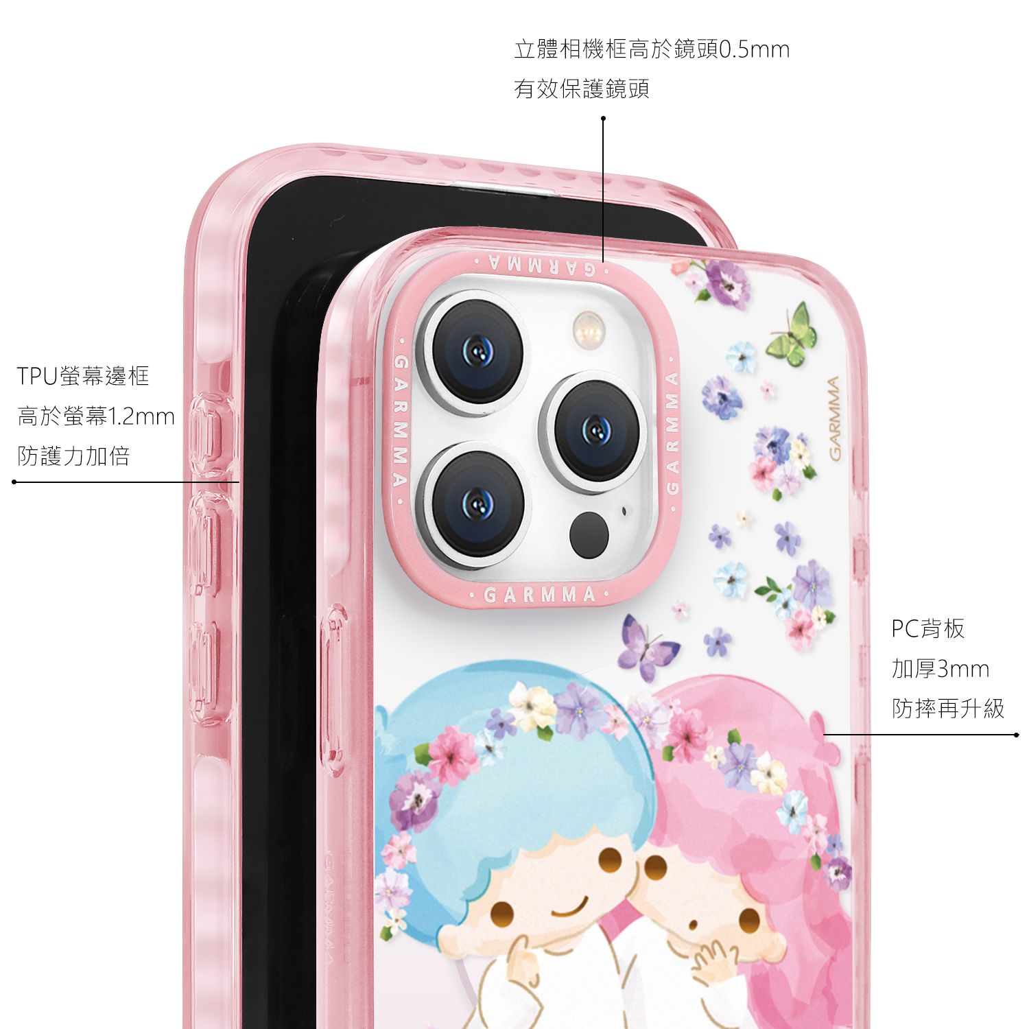 Sanrio iPhone 16 Pro Magsafe Casing, Twin Star