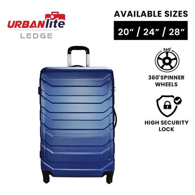 Urbanlite Ledge 24inch Hardcase Luggage, Navy Urbanlite Ledge 24inch Hardcase Luggage, Navy