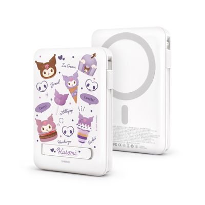 Sanrio 5in1 Wireless PB 10,000mAh, Kuromi Desert Time
