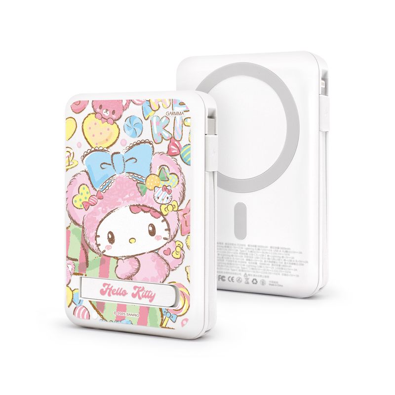 Sanrio 5in1 Wireless PB 10,000mAh, Hello Kitty Candy Bear
