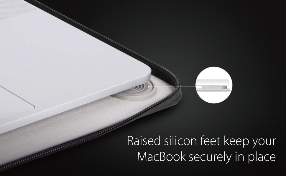 Moshi Laptop Codex 12 MacBook Carrying Case, Onyx Black