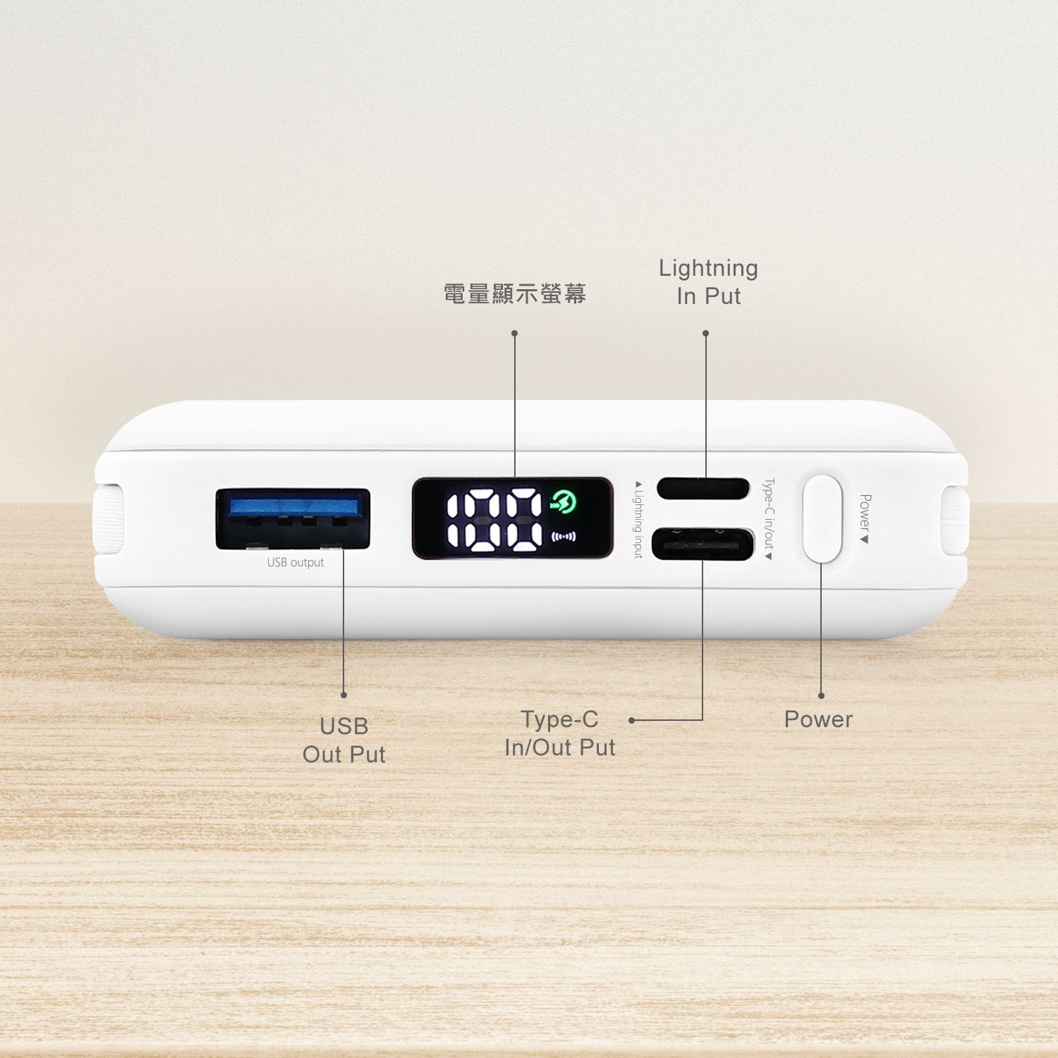 Sanrio 5in1 Wireless PB 10,000mAh, Kuromi Desert Time