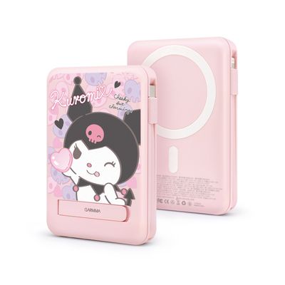 Sanrio 5in1 Wireless PB 10,000mAh, Kuromi Heart Shoot