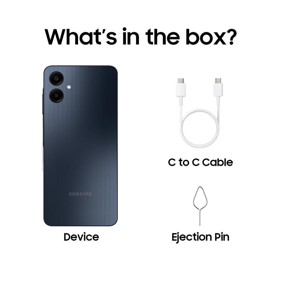 Samsung Galaxy A06 5G Handphone 6GB+128GB, Black