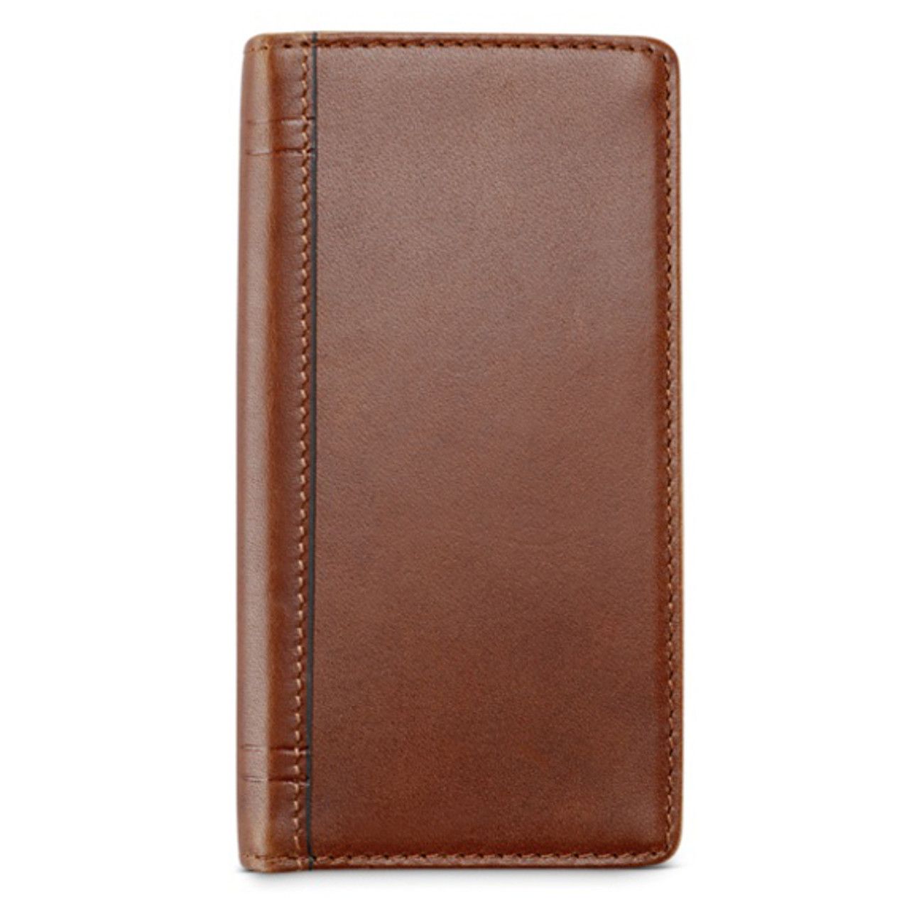 Twelve South iPhone XR Journal Leather Wallet Case, Cognac
