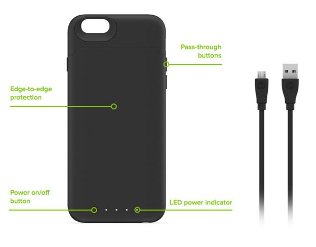 Mophie iPhone 6s/6 Juice Pack Reserve Battery