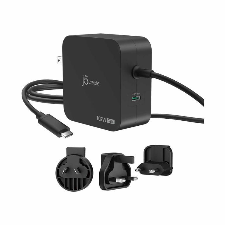 J5CREATE 102W GAN PD USD-C 2-PORT CHARGER