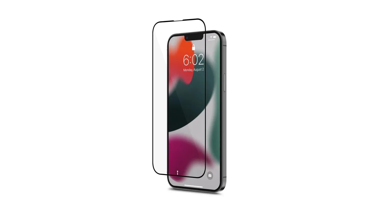 Moshi iPhone X IonGlass, Black (Screen Protector)