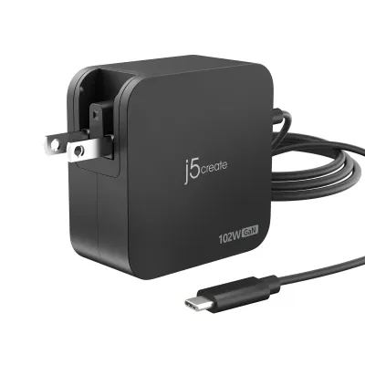 J5CREATE 102W GAN PD USD-C 2-PORT CHARGER J5CREATE 102W GAN PD USD-C 2-PORT CHARGER