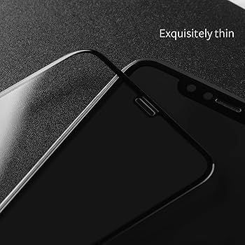 Moshi iPhone X IonGlass, Black (Screen Protector)