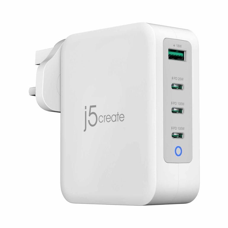 J5CREATE 130W GAN USB-C 4-PORT CHARGER