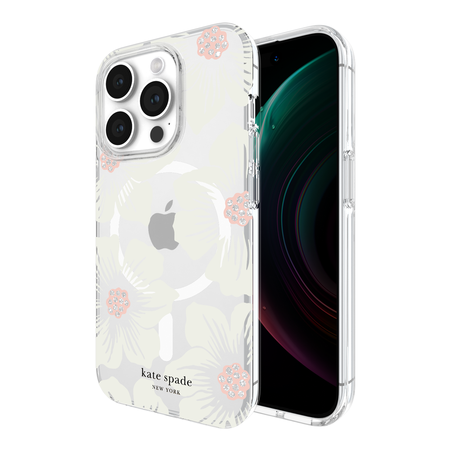 KSNY Protective Hardshell for MagSafe Case for iPhone 15 Pro - Hollyhock Cream/B