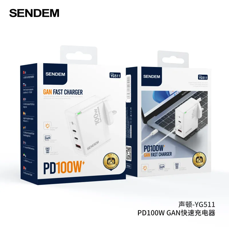 SENDEM QC03 Multi Function Global GaN Charger 100W