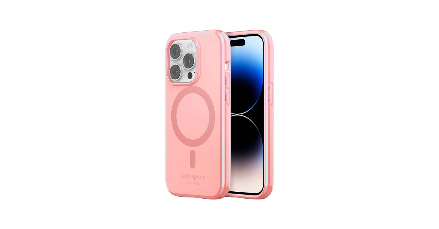 KSNY iPhone 14 Pro Max Protective Hardshell for MagSafe, Grapefruit Soda Lacquer